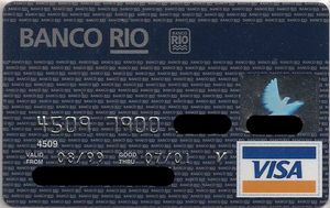 Bank Card: Banco Rio (Banco Rio, ArgentinaCol:AR-VI-0014