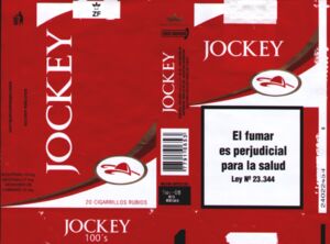 jockey cigarette Cigarette Pack: Jockey 100's (Argentina(Jockey 100's) Col:AR-CT-3711 🚬