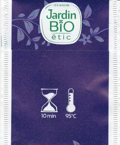 Jardin Bio Etic Infusion Brûleur De Graisses Arôme De Vanille Bio - 20 Sachets