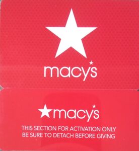 Gift Card: Macys (Macys, United States of America(Macys) Col:US-MS-451 ...