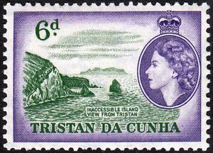 Stamp: Inaccessible Island (Tristan da Cunha(Queen Elizabeth II ...