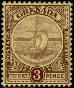 Colonial badge: sailing ship