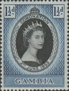 Stamp: Coronation of Queen Elizabeth II (Gambia(Coronation of Queen