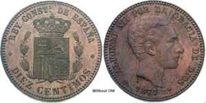 10 céntimos Alfonso XII 1879 Madrid MBC