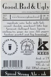 Drink Label: Good, Bad & Ugly - Strong Ale (Brouwerij Kees ...