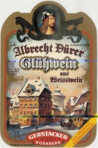 Drink Label Albrecht Dürer Glühwein aus Weisswein (Gerstacker