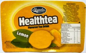 Drink Label: Healthtea Lemon (San Miguel Corporation, PhilippinesCol:PH ...