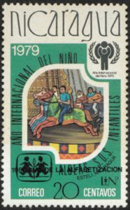 Stamp: 1980 Year of Literacy Overprint (Nicaragua(Literacy Campaign