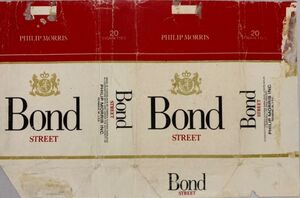 bond cigarettes Pacchetto Sigarette Vintage Street Mild Anni 80/90SIGARETTE EMPTY VUOTO Buy Bond Street Cigarettes Online