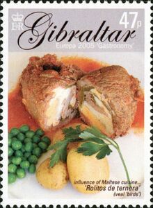 Maltese Rolitos de Ternera (veal 'birds')