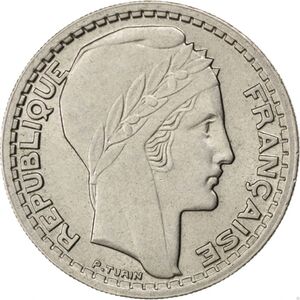 10 Francs (-, large head)
