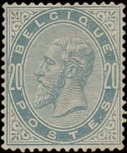 Stamp: King Leopold II (Belgium(King Leopold II) Bel:BE 39a
