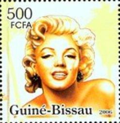 郵票: 80th Anniversary Marilyn Monroe (幾內亞比紹(Marilyn Monroe 