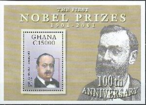 Stamp: Svante Arrhenius (1903) (Ghana(100th Anniversary of Nobel Prizes ...