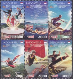 Stamp: XX National Games, Jayapura, Papua (Indonesia(XX National Games