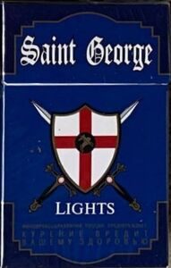 saint george cigarettes Cigarette Pack: Saint George Lights (RussiaCol:RU-CT-0955 🚬