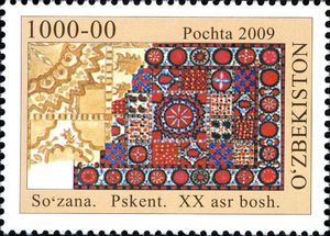 Syuzane. Tashkent XX c.