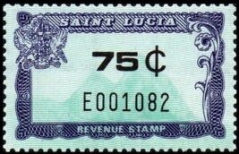 Coat of arms, floral motifs and the Pitons