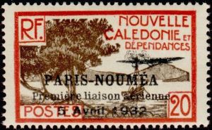 1st Anniversary of the Paris-Nouméa Flight