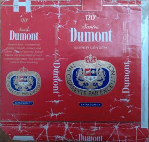 Cigarette Pack: Santos Dumont 120s (South AfricaCol:ZA-CT-0026 🚬