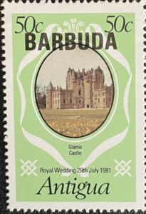 Glamis Castle - Overprinted