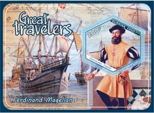 Stamp: Great People Great travelers Ferdinand Magellan (Cinderellas ...