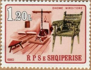 Stool, pot and chair, Mirditë