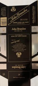 Cigarette Pack: John Brandon (New ZealandCol:NZ-CT-0003 🚬