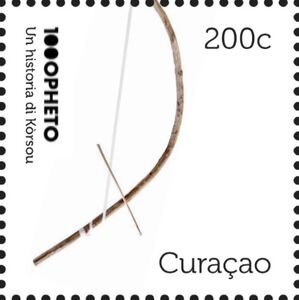 Stamp: Benta - Traditoinal String Instrument (Curaçao) (100Opehto ...