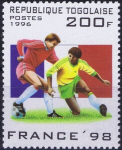 France flag, action scene