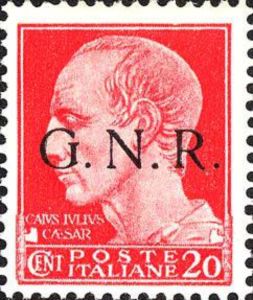 Julius Caesar (100-44 B.C.) - Ovpt. G.N.R.