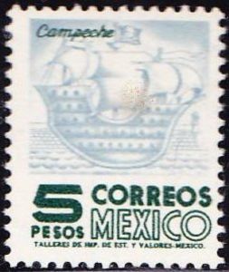 Galley (Coat of Arms of Campeche)