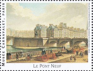 Paris au XVIIIe Siecle. Pont Neuf