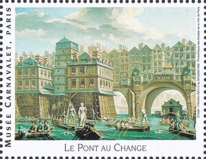 Paris au XVIIIe Siecle. Pont au Change