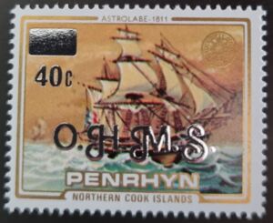 40c. on 36c. "L'Astrolabe"