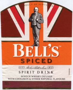 Drink Label: Bell's - Spiced (Arthur Bell & Sons, ScotlandCol:SQ-APE ...