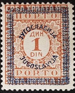 Postage due stamps