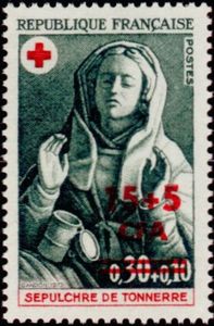 Sepulchre of Tonnerre surcharged