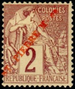 Type Alphée Dubois overprint