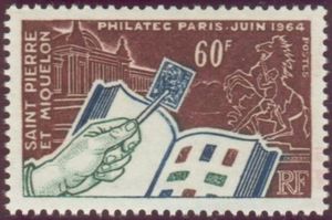 Philatelic Exhibition "Philatec", Paris, june 1964