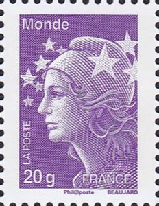 Lot De 2 Timbres Marianne Beaujard - Carnet Europe France 2024, Neuf MNH