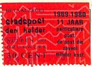 Payment Stamps - 11 Jaar