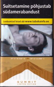 Cigarette Pack: Marlboro Summit Limited Edition (Estonia(Marlboro SUMMIT  Límited Edition) Col:EE-CT-0005 🚬