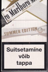 Cigarette Pack: Marlboro Gold Original Summer Edition (Estonia(Marlboro  Gold Original Summer Edition) Col:EE-CT-0009 🚬
