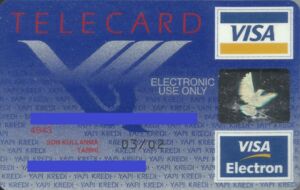 Bank Card: Telecard (Yapi Kredi Bankasi, Türkiye (Turkey)Col:TR-VE-0098