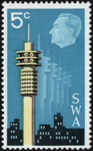Prime Minister J.G. Strydom and Television Tower