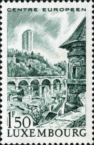 Tower Building of Kirchberg and Railway Viaduct