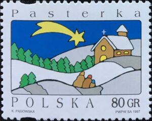 Winter Landscape, Star, Church