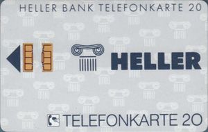Phonecard Heller Bank Ag 1 Deutsche Telekom Germany Federal