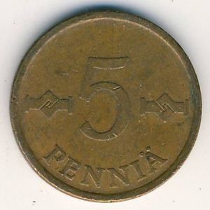 5 Penniä